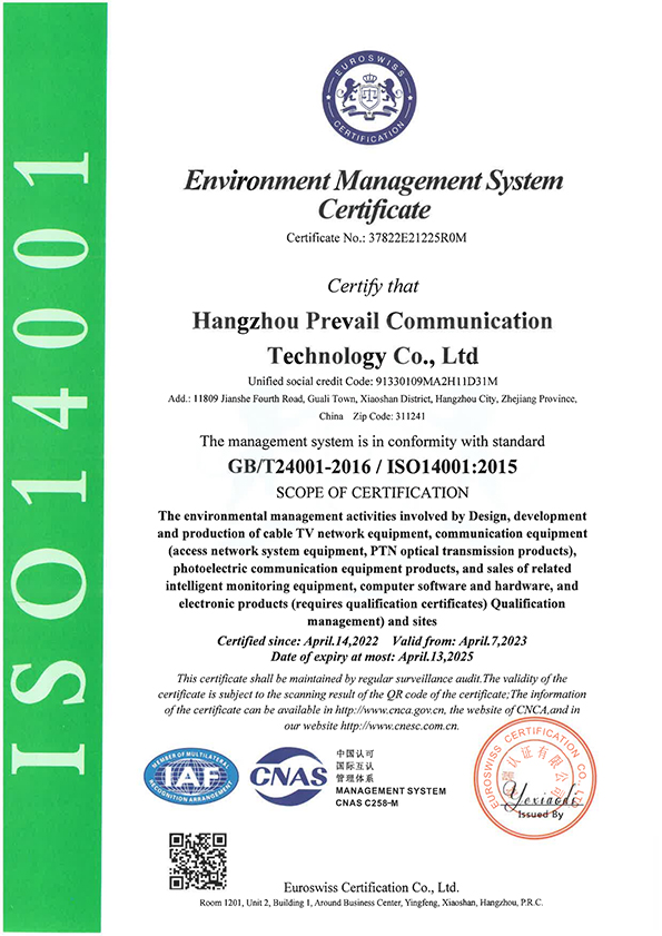 Certifikát systému environmentálního managementu-EN